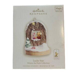 Hallmark Keepsake 2008 “Lucky Star” Winnie the Pooh Ornament‎ • Magic Sound Rare